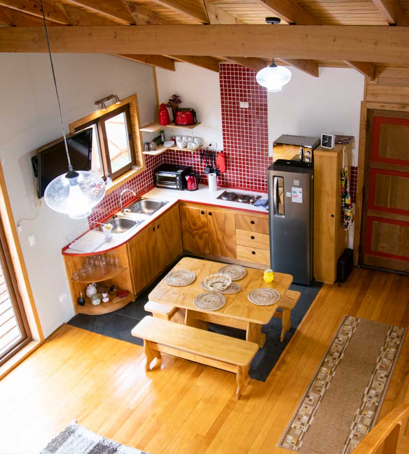 interior cabaña